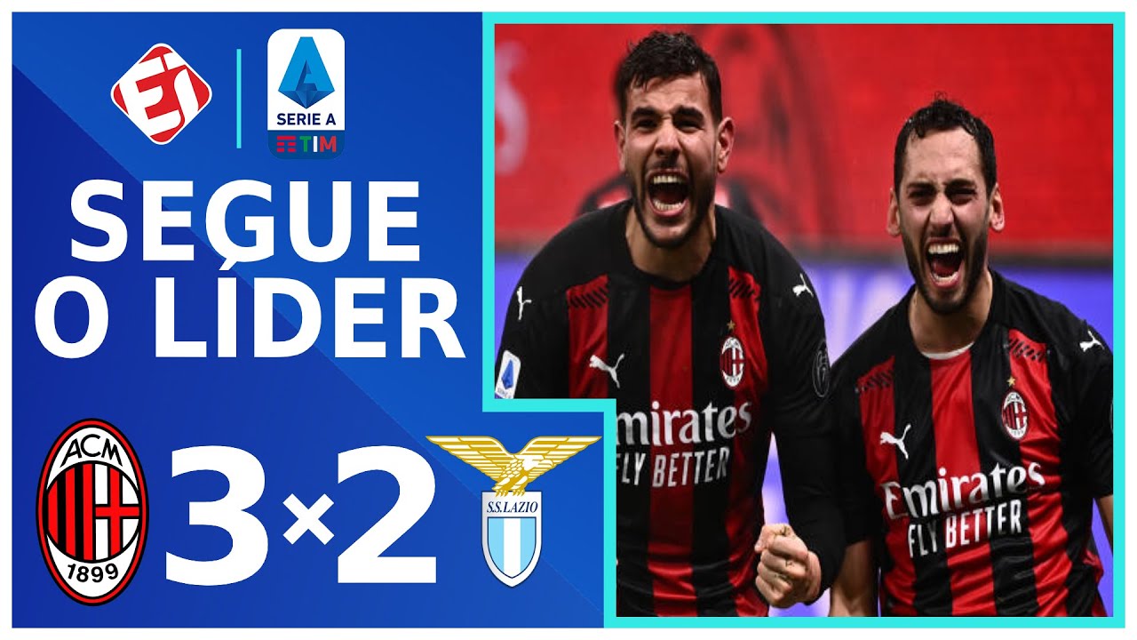 JOGO EMOCIONANTE! MILAN 3 X 2 LAZIO – MELHORES MOMENTOS