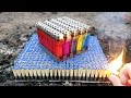 50 Lighters Over 20,000 Matches
