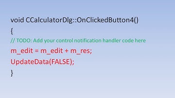 Calculator app MFC C++, VS 2019