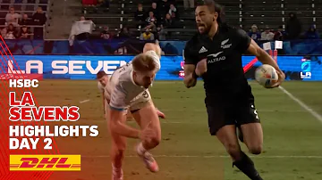 New Zealand topple Argentina in LA! | Day 2 Sevens Highlights
