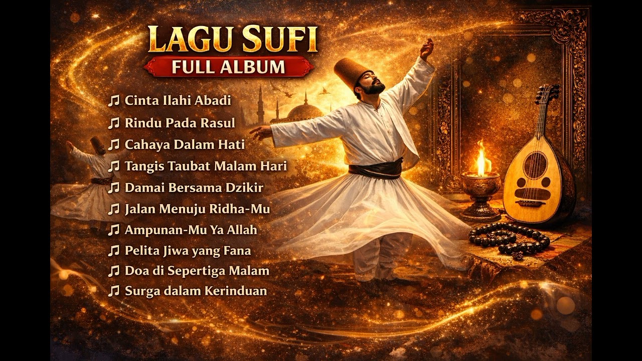 Full Album Lagu Sufi Terindah 🌙 Musik Religi Penyejuk Hati & Jiwa