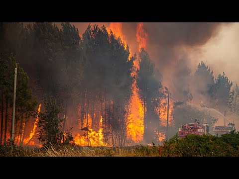 Wildfires spread across heatwave-hit Europe