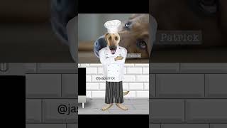 Dogs Do Not Know Minutes Or Hours--They Lie! Cactus Jack Chef | Jas Patrick Voice Actor #shorts #yum