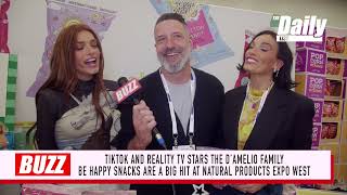 Dixie, Marc and Heidi D’Amelio talks popcorn at the Natural Products Expo West | THE DAILY LIST