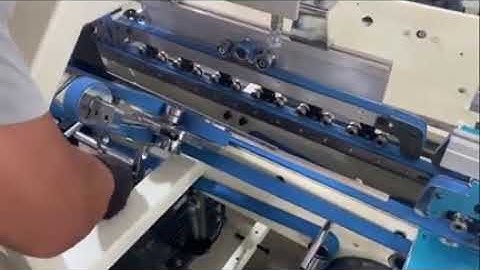 How to install pre folding part On Folder Gluer