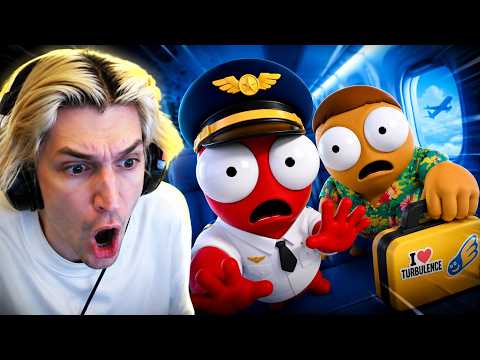 XQC Reacts to Chaotic DEAR PASSENGERS Game Trailer