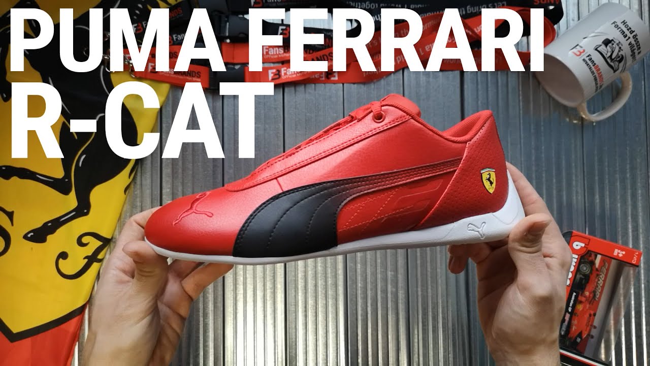 Puma Ferrari R-Cat Shoes review - FansBRANDS.com - YouTube