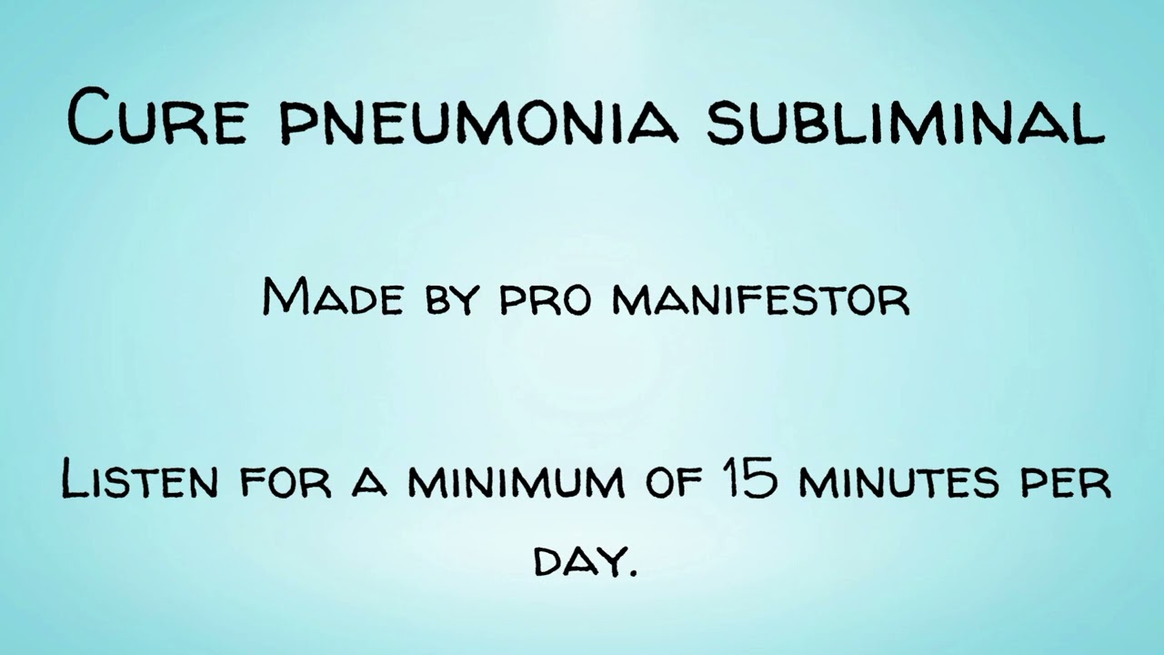 Recover from Pneumonia with God’s Healing – Subliminal Frequencies | Lung Health, Faith Power