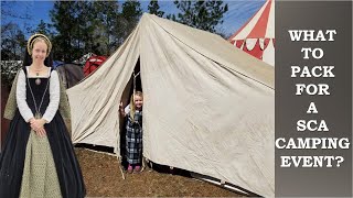 What to Pack for a SCA Event | Glamping Camping Checklist