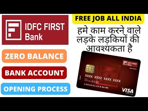 IDFC FIRST Bank Account Opening 2022 - idfc bank me account kaise khole #IDFCFIRST