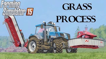Farming Simulator 15 Grass Process