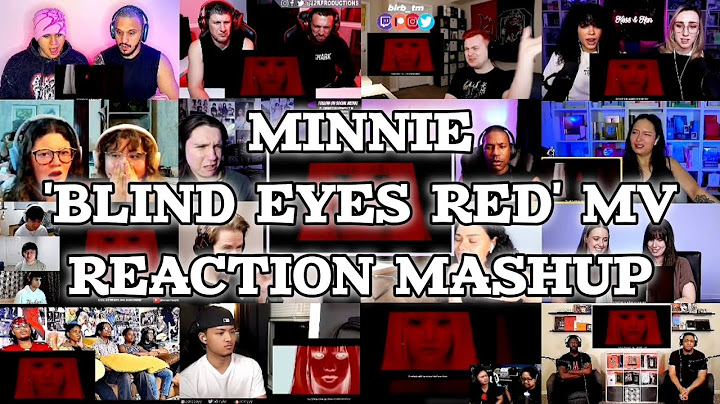 민니(MINNIE) - 'Blind Eyes Red' Official Music Video | Reaction Mashup