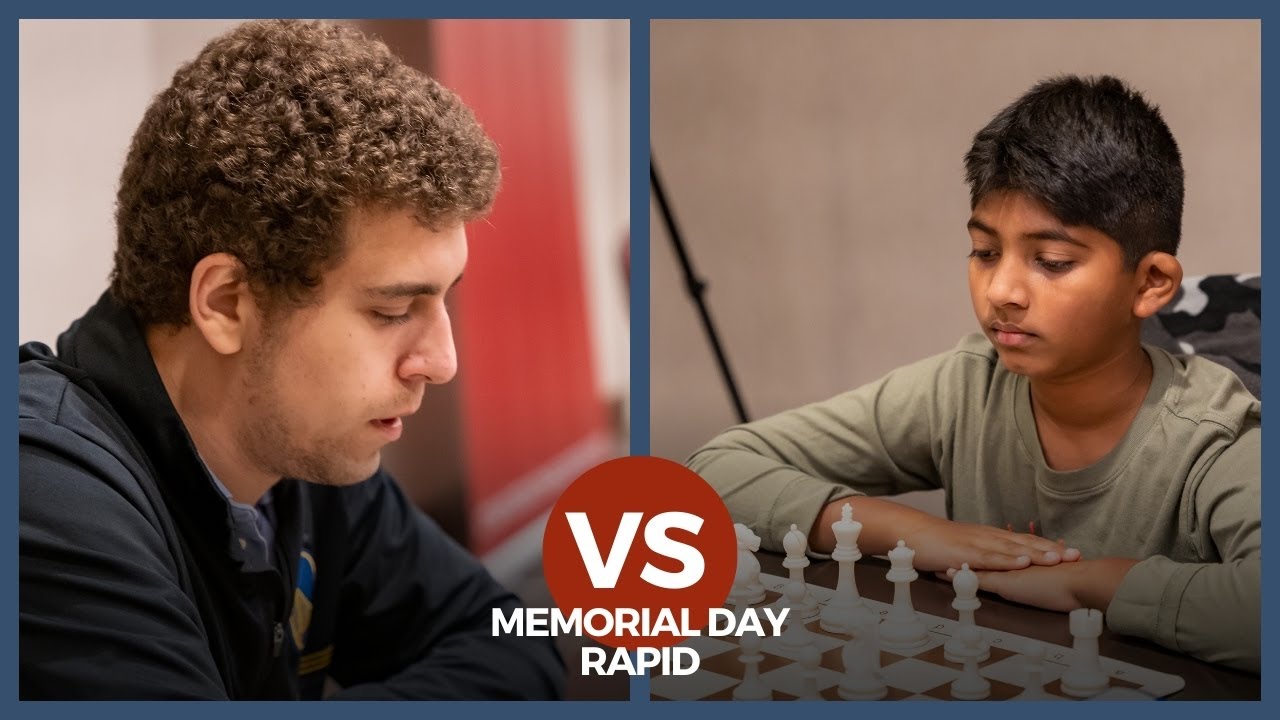GM Daniel Naroditsky vs Krishna Rallabandi: Memorial Day Rapid