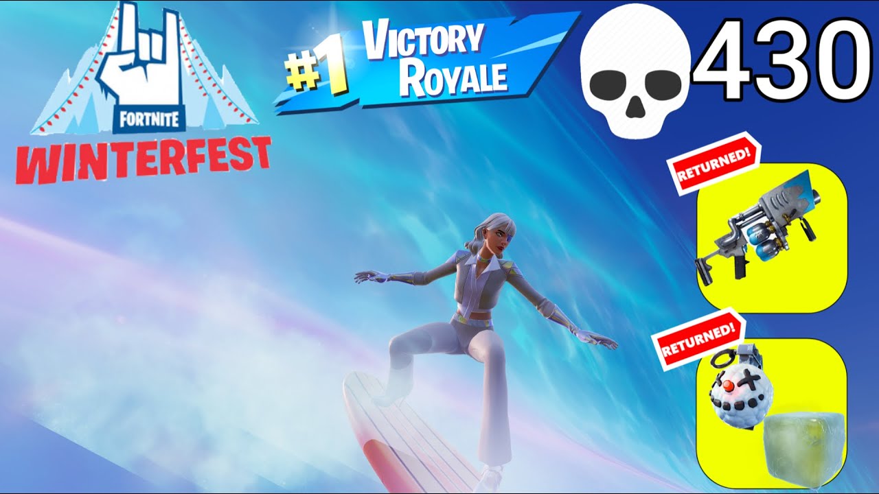 430 Elimination Solo vs Squads | Fortnite Chapter 7 Season 1 New Map Full Gameplay