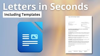 Create letters in Linux (Libre Office Writer, templates)