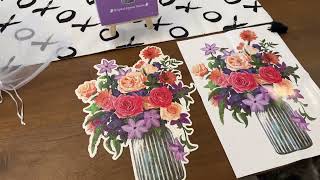 See the completed Pawparty flower puzzle