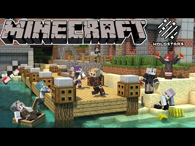 【Minecraft】HOLOSTARS Collab! w/ JP Holostars! #holotempus  【EN】のサムネイル