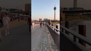 Beautiful Sunset in Düsseldorf Germany- June 2023