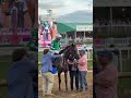 Imaginationthelady wins on Oaks Day!