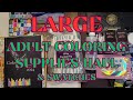 ❤️Large❤️Adult Coloring Supplies Haul w/ Swatches #coloring #haul #adultcoloringsupplies #coloring