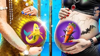 Mermaid Vs Barbie Pregnant Doodles | My Life Is A Fail! | Funny Moments By Doodland
