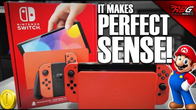 NEW Nintendo Switch OLED Mario Red Edition (Super Mario Bros. Wonder) 