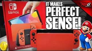 Mario Red Switch OLED Unboxing & Comparison - It Makes Perfect Sense Why I Bought It!