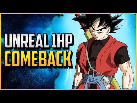 DBFZ ▰ 1HP, No Spark, 1v3 Comeback?!【Dragon Ball FighterZ】