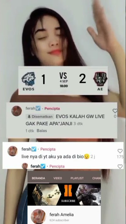 FERAH AMELIA LIVE STREAMING YT