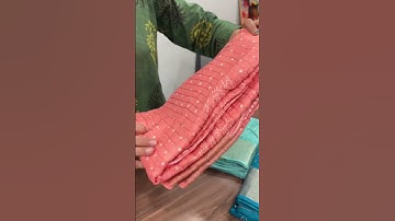 Semi Tussar Silk Sarees with (Sequins design)| TTDS776 |  Price @ 750/- | templedesigner.com