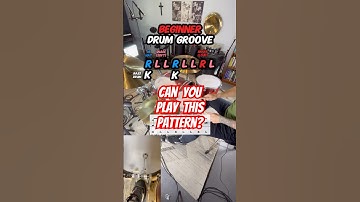 Perfect 8th Note Groove for Beginners! (Drum lesson) 🥁