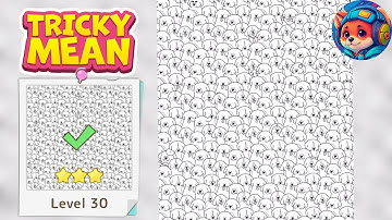 Tricky Mean – Level 30 find 30 doggos Guide & Answers | Mobile Gameplay Walkthrough