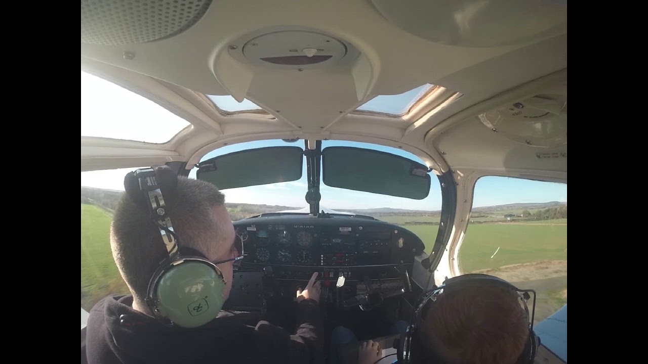 Eshott Airfield Touch and Go PA28 YouTube