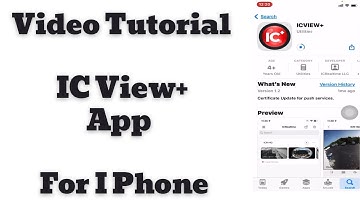 How to Install and Configure IC View App for iPhone OS?