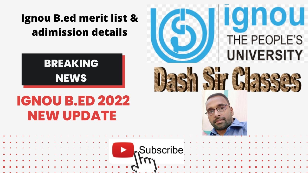 BREAKING NEWS .....IGNOU BED 2022 NEW UPDATE