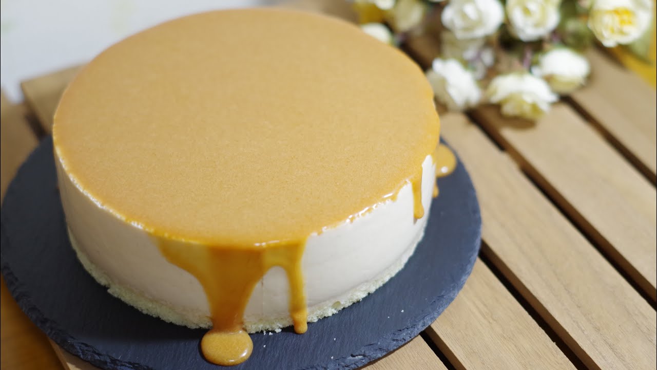 ロイヤルミルクティームースケーキ　royal milk tea mousse cake １５cmスポンジ型１台分