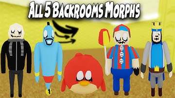 ALL 5 NEW BACKROOMS in Find  The Backrooms Morphs - ROBLOX