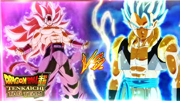 Goku Black Masked SSJ3 Vs Gogeta Ssj Blue Evolution | DBZ ttt mod | Super Dragon Ball Heroes