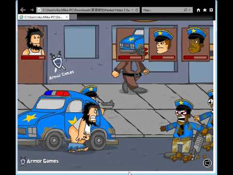 英语游戏wanted Hobo 3 Swf Game Youtube