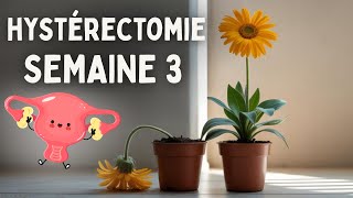 Semaine 3 après l'hystérectomie : l'énergie revient, mais attention aux pièges