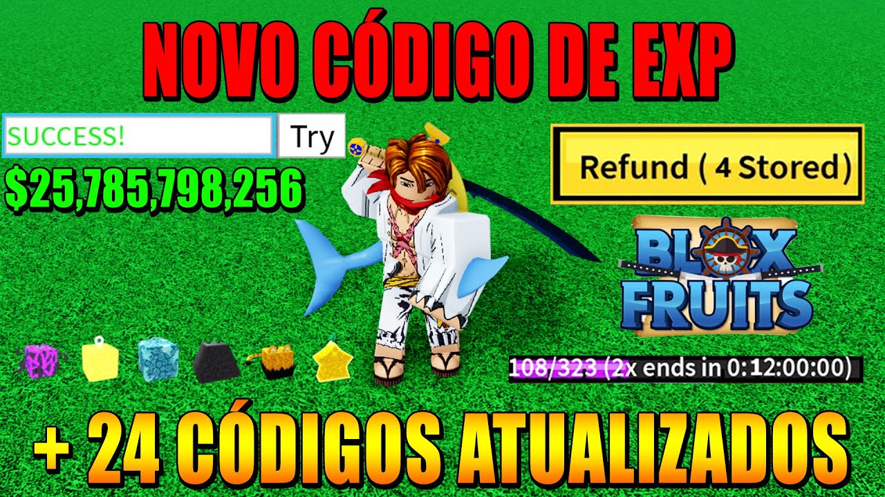 REVELEI 18 NOVOS CÓDIGOS SECRETOS PARA INICIANTES NO BLOX FRUITS E O CÓDIGO  da FRUTA DOUGH (roblox) 