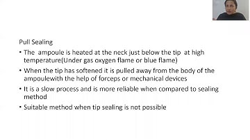 Parenterals- Production Facilities- Processing Of Parenterals -Part 3