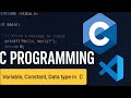 Variable, Constant, Data type in C programming | Day 3 | #cprogrammingtutorialforbeginners