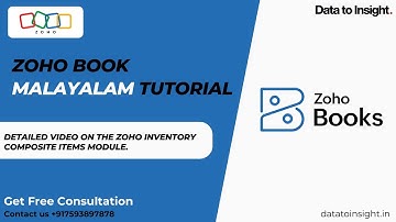 Detailed video on the Zoho Inventory Composite Items module. | Manufacturing at Zoho#malayalam