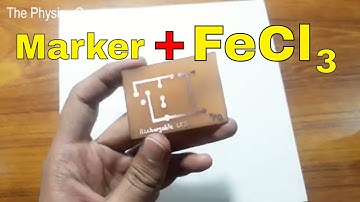 PCB Etching using Permanent Marker at Home || Urdu/Hindi