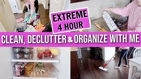 EXTREME DEEP CLEAN, DECLUTTER & ORGANIZE WITH ME 2019 | CLEAN WITH ME 2019 | ORGANIZATION IDEAS
