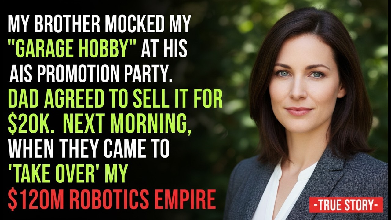 My Family Called My Workshop 'Junk,' I Was Secretly Building a $120M Tech Company