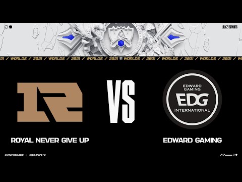 RNG vs. EDG | Worlds Quarterfinals Day 2 | Royal Never Give Up vs. Edward Gaming | Game 1 (2021)