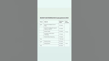Jkssb naib tehsildar exam pattern 2025/jkssb naib tehsildar exam pattern