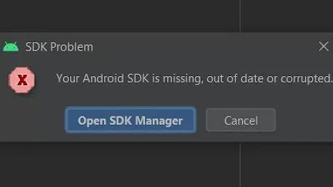 "Android SDK missing" FIXED! Android Studio